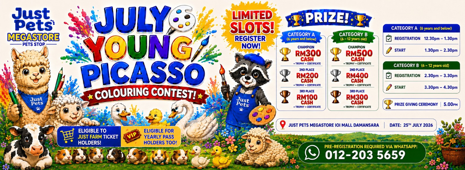 Just Farm by Just Pets Megastore Entrance Ticket