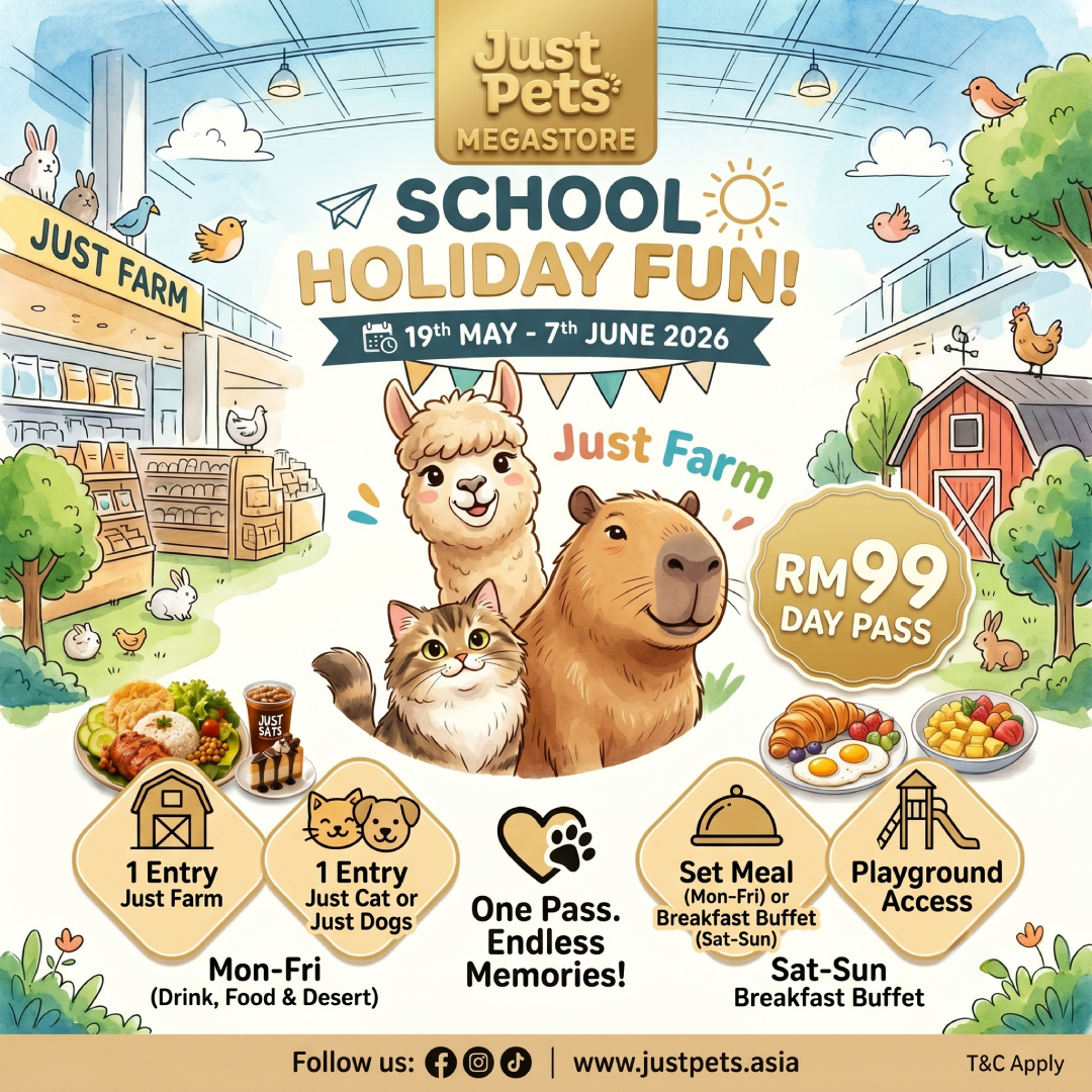 RM 99 Just Pets Megastore Day Pass